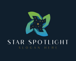 Star Cosmic Hand logo design