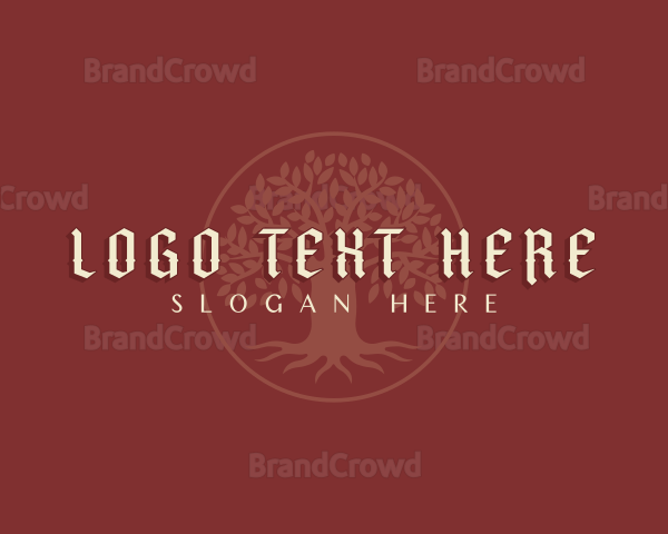 Luxury Tree Roots Logo