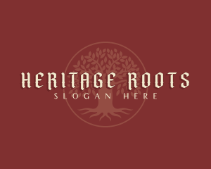 Luxury Tree Roots logo design