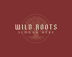 Luxury Tree Roots logo design