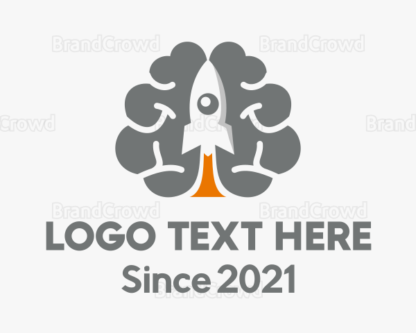 Rocket Brain Cloud Logo