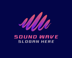 Music Wave Synthesizer logo design