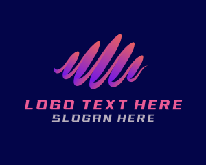 App - Music Wave Synthesizer logo design