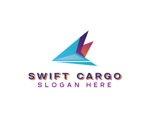 Shipping - Plane Shipping Delivery logo design
