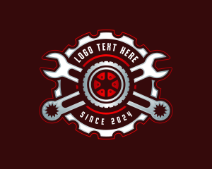 Reparation - Tire Wrench Repair logo design