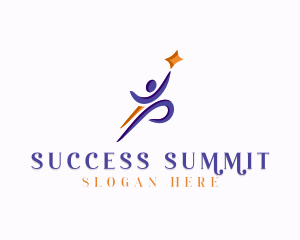 Human Leadership Success logo design