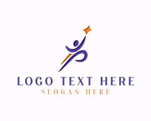 Coaching - Human Leadership Success logo design