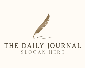 Journal - Writer Quill Publishing logo design