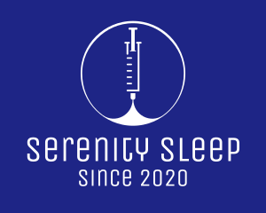 Anesthesia - Medical Vaccination Syringe logo design