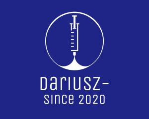 Drugs - Medical Vaccination Syringe logo design