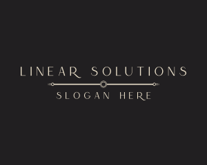 Linear - Luxury Minimalist Company logo design