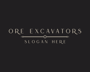 Luxury Minimalist Company logo design