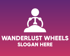 Steering Wheel Driver logo design