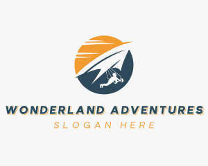 Outdoor Paragliding Adventure logo design