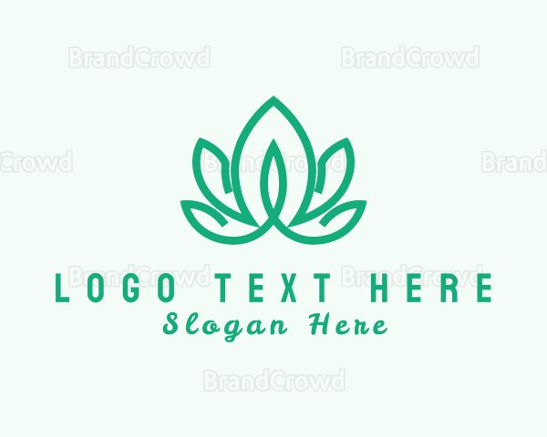 Organic Lotus Flower Logo