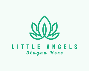 Organic Lotus Flower Logo