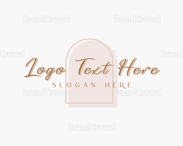 Elegant Feminine Chic Boutique Logo