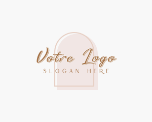 Elegant Feminine Chic Boutique Logo