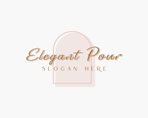 Elegant Feminine Chic Boutique logo design