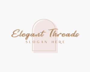 Elegant Feminine Chic Boutique logo design