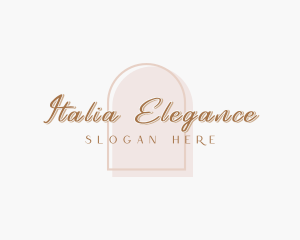 Elegant Feminine Chic Boutique logo design