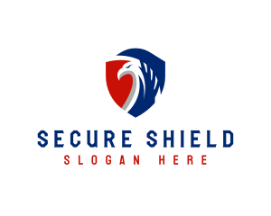 Eagle Security Shield  logo design