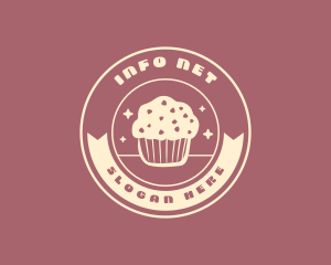 Quirky Cupcake Muffin Dessert Logo