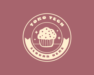 Quirky Cupcake Muffin Dessert Logo