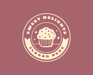 Quirky Cupcake Muffin Dessert logo design