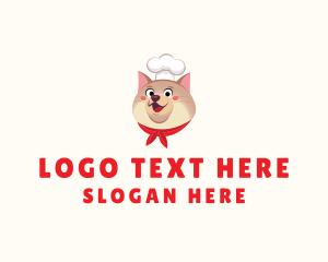 Treat - Chef Pet Dog logo design