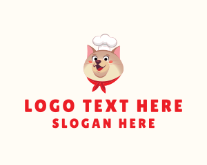 Chef Pet Dog Logo