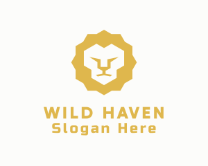 Wild Lion Animal logo design