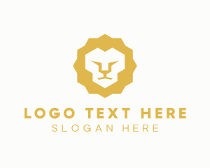 Lion Head - Wild Lion Animal logo design