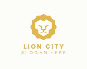 Wild Lion Animal logo design