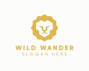 Wild Lion Animal logo design