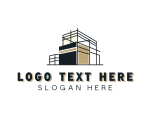 Construction - Blueprint House Property logo design