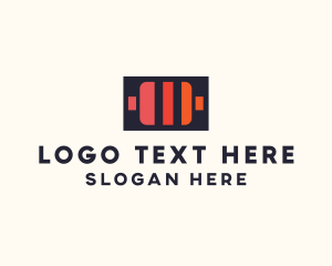 Charging Station - Charge Battery Energy logo design