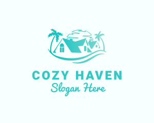 Beach Resort Residence logo design