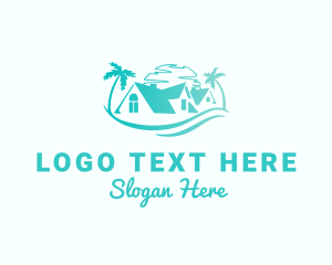 Resort - Beach Resort Residence logo design