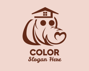 Pet Shop - Heart Dog House logo design