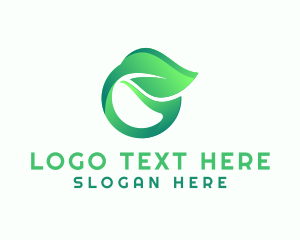 Ecological - Seedling Sprout Letter O logo design