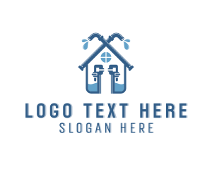 Handyman - House Plumbing Repair logo design