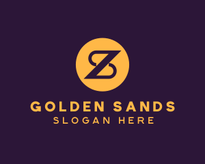 Golden Premium Letter Z logo design