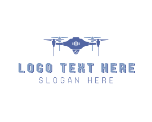 Drone Aerial Photography logo design