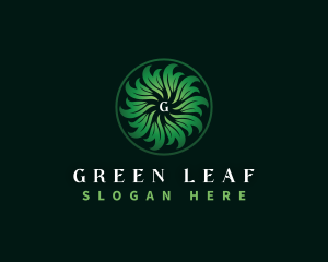 Evergreen - Wellness Herbal Leaf logo design