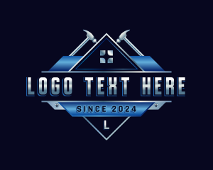 Refurbish - Hammer Roofing Carpentry logo design