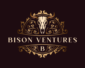 Luxury Buffalo Ranch logo design