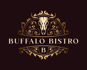 Luxury Buffalo Ranch logo design