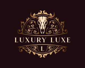 Luxury Buffalo Ranch logo design