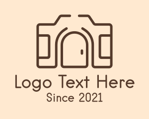 Journalist - House Door Camera logo design